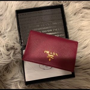 Prada card holder, like new